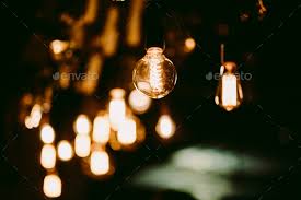 Vintage Light Bulbs In Bar Stock Photo By Avanti Photo Photodune