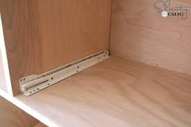 how to install drawer slides shanty 2