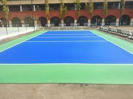 synthetic volleyball court flooring at