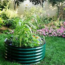 Green Metal Raised Garden Bed Kit