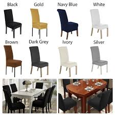 Dining Chair Cover Short Style Stretch