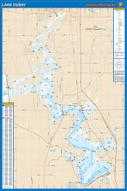 Dubay Fishing Map Lake Marathon Portage Co