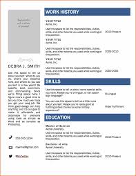 8 College Student Resume Templates Microsoft Word Budget Template