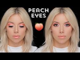 peachy keen eye makeup tutorial