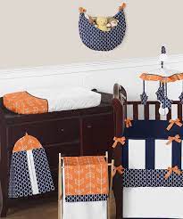 Navy Arrow 9 Piece Crib Bedding Collection