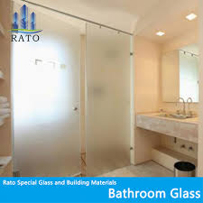 Frameless Glass Hinges Bath Room
