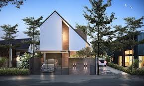 Modern designs have a certain exterior style that's easy to identify. Desain Eksterior Arsitektur Rumah Tropis