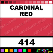 Cardinal Red Plaid Acrylic Paints 414 Cardinal Red Paint