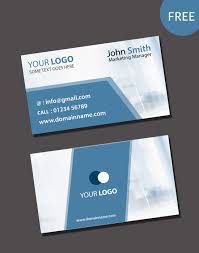 visiting card psd template free