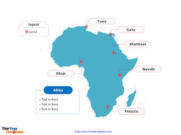 To put that into perspective, the entire population of the earth is estimated to be around 7.6 billion people, so africa does hold a pretty sizable amount of the world's. Map Of Africa Free Templates Free Powerpoint Templates