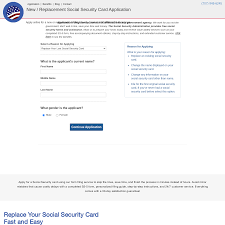 In addition to new cards, this form is also used to request changes to an existing card or record. Social Security Card Replacement Application Filing Service Com Archived 2021 06 24