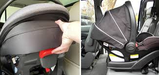 how to unclip graco car seat from base