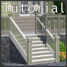 Sims 3 Tutorial Outside Stairs With
