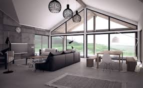 Modern House Ch130 With Vaulted Ceiling
