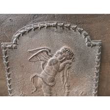 Cupid Fireplace Back Plate N6311