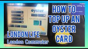 an oyster card using an oyster machine