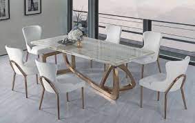 Dining Table Marble Top 6 Seater