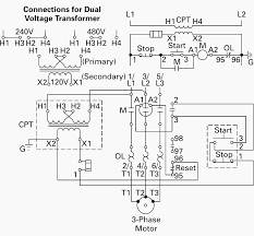 A wiring diagram is a visual representation of components and wires related to an electrical connection. Wiring Of Control Power Transformer For Motor Control Circuits Eep