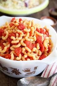 clic macaroni and tomatoes