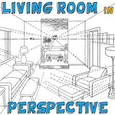room with perspective drawing tutorial