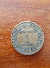 Bon Pour 1 Franc 1921 Chambre Du Commerce Et Industrie France Laiton | eBay
