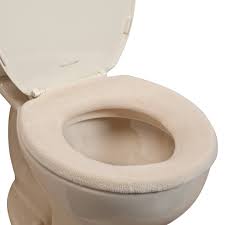 elastic cushioned toilet seat cover
