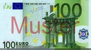 Wir sind der sache nachgegangen. 100 Euro Banknote Deutsche Bundesbank