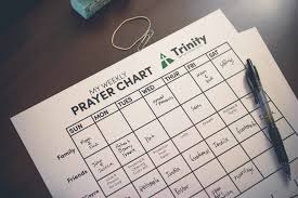Weekly Prayer Chart Trinity Baptist Church Cayce