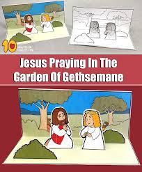 praying in the garden of