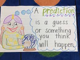 Predictions Anchor Chart Kindergarten Kindergarten