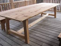 Handmade Large Outdoor Dining Table