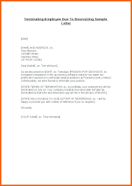 Separation Of Employment Letter Job Termination Letter Template