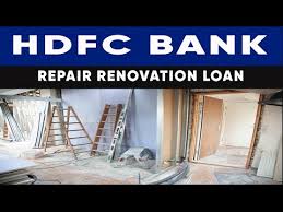 hdfc bank home improvement loan