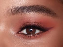 mesmeric pink eyeshadow looks on dark