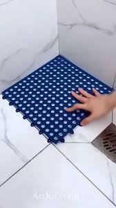 rubber anti slip bathroom floor mat