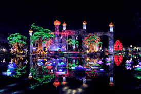 dubai garden glow theme parks and