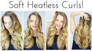 heatless soft curls inspired by the