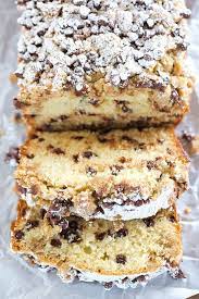 Chocolate Chip Crumb Cake With A Buttery Streusel Topping gambar png