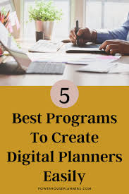 programs to create digital planners