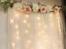 how to make a wedding backdrop six