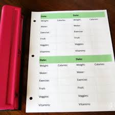 Free Printable Calorie Counter Fitness Tracker Joyful