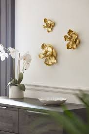 Buy Set Of 3 Orchid Flower Wall Art