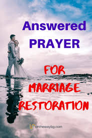 for marriage restoration