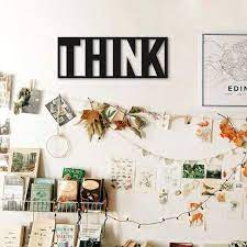 Think Quote World Wood Wall Art