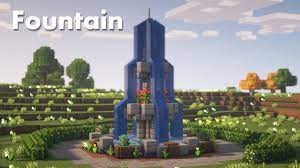 minecraft how to build a fountain