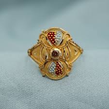 22 karat gold ring indian handmade