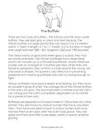 english unite short story the buffalo