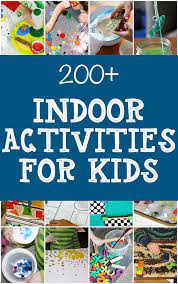 giant list of indoor activities for kids