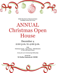 Annual Christmas Open House Eddie Mae Herron Center