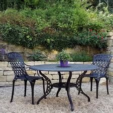 6 Seater Bronze Garden Table
